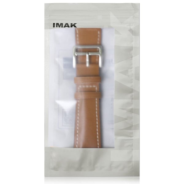 IMAK Apple Watch Series 8 (41mm) urrem i læder - Sort