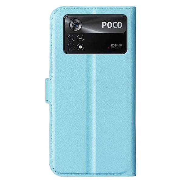 Classic Xiaomi Poco X4 Pro 5G flip etui - Blå