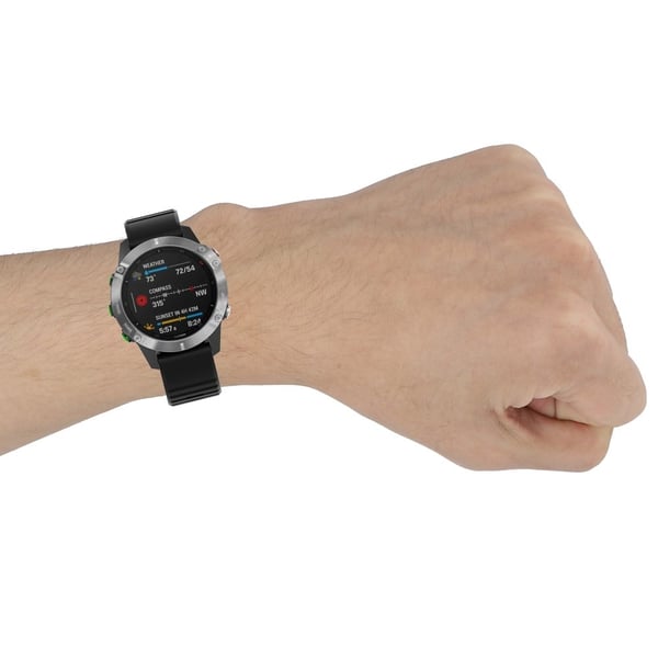 Garmin Epix / Fenix 7 silikone-urrem - Lyserød Rose
