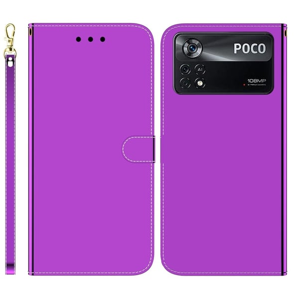 Mirror Xiaomi Poco X4 Pro 5G flip-etui - Lilla
