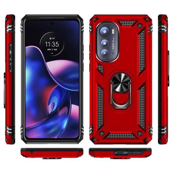 Bofink Combat Motorola Moto Edge 2022 Suojakotelo - Punainen