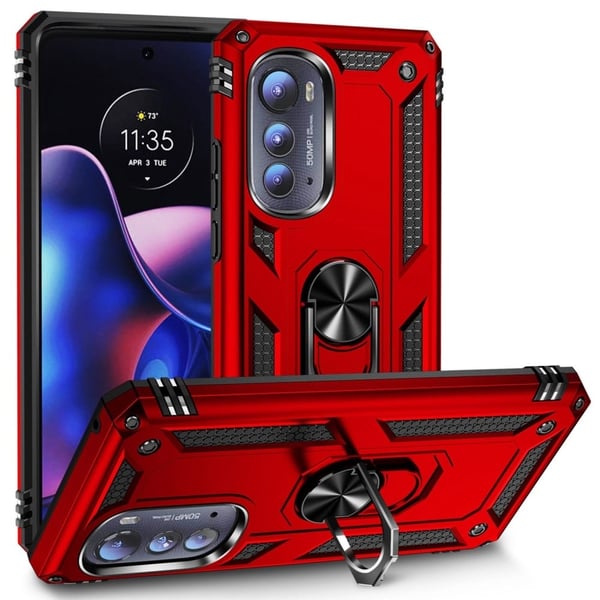 Bofink Combat Motorola Moto Edge 2022 Suojakotelo - Punainen