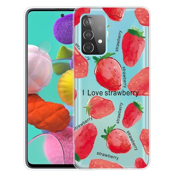 Deco Samsung Galaxy A23 deksel - Jordbær