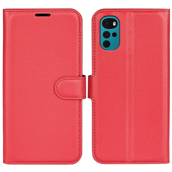 Classic Motorola Moto G22 flip etui - Rød