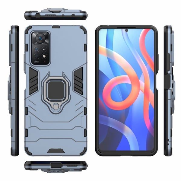 Rengassuojakotelo - Xiaomi Redmi Note 11 Pro 5G / Note 11 Pro - Sininen