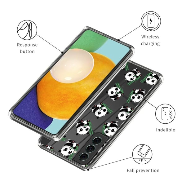 Deco Samsung Galaxy S23 Plus Etui - Panda