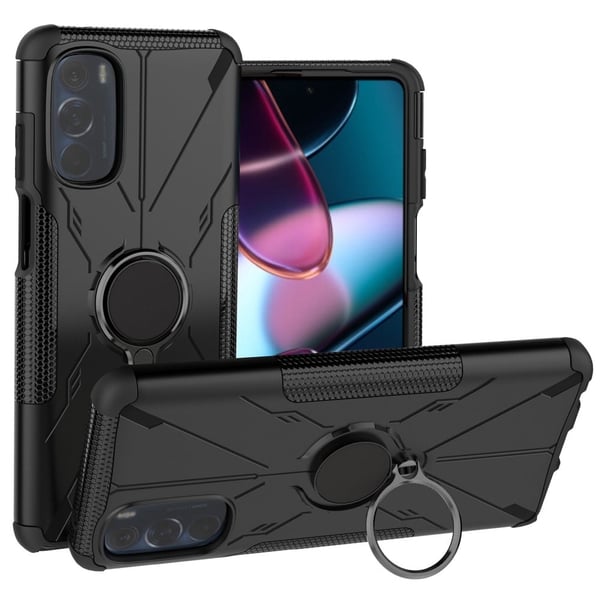 Magneettikannattimen suojus Motorola Moto G Stylus (2022) - Musta