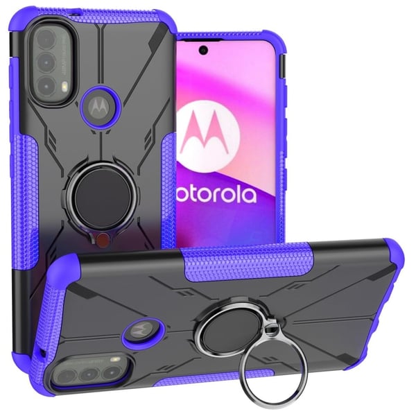 Magneettilevyllä varustettu potkulaudan suojus Motorola Moto E30 / E40 - Violetti