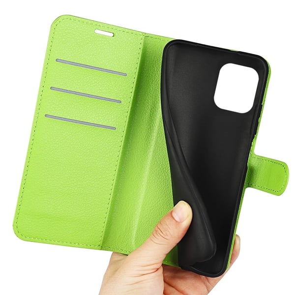 Classic Nokia G11 / Nokia G21 flip etui - Grønn