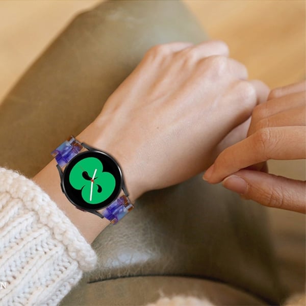Garmin Vivomove 3 moderigtig urrem i resin - Mørkeblå / Gul
