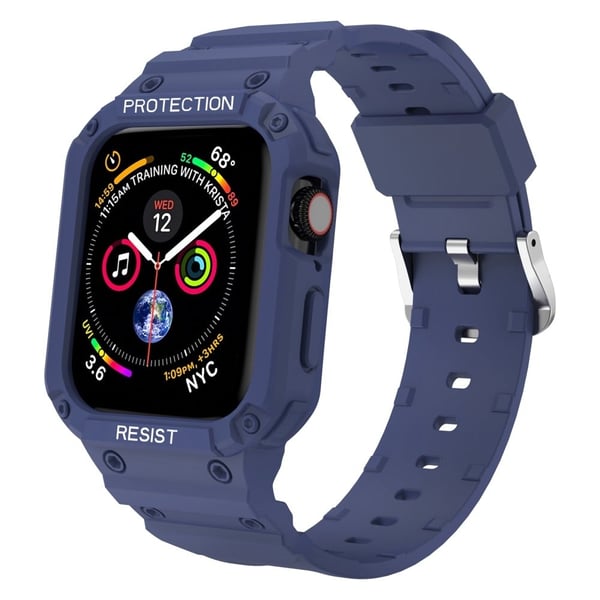 Apple Watch (45 mm) med integrert deksel - Blå