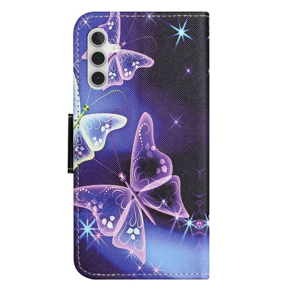 Wonderland Samsung Galaxy A14 Flip Etui - Sparkling Sommerfugle