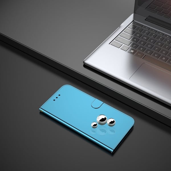 Mirror Google Pixel 7 Pro flip-etui - Blå