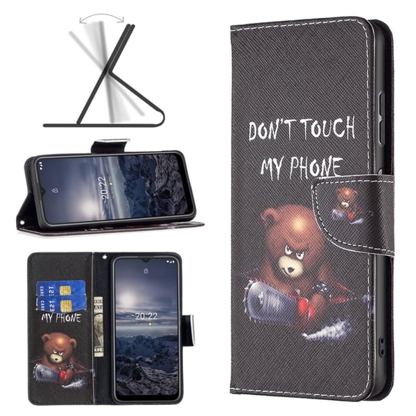 Wonderland Nokia G11 / Nokia G21 flip-etui - Bjørn