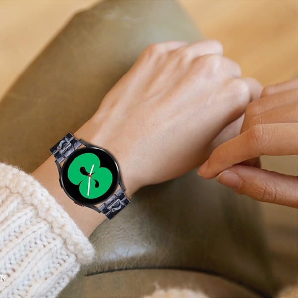 20 mm harpiksrem til Amazfit-klokke med spenne i rustfritt stål - Black Mix