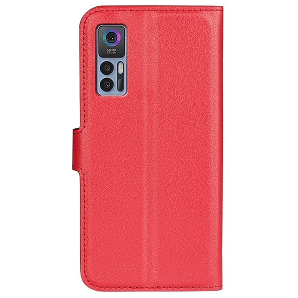 Classic TCL 30 5G flip etui - Rød