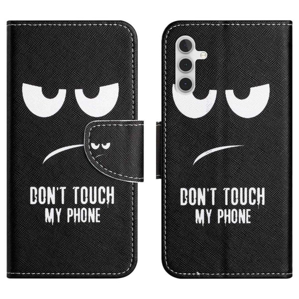 Wonderland Samsung Galaxy A14 Flippetui - Don't Touch My Phone