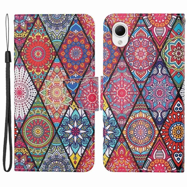 Wonderland Samsung Galaxy A23e Flip Etui - Rhombus / Totem Wonderland Samsung Galaxy A23e Flip Etui - Rhombus / Totem