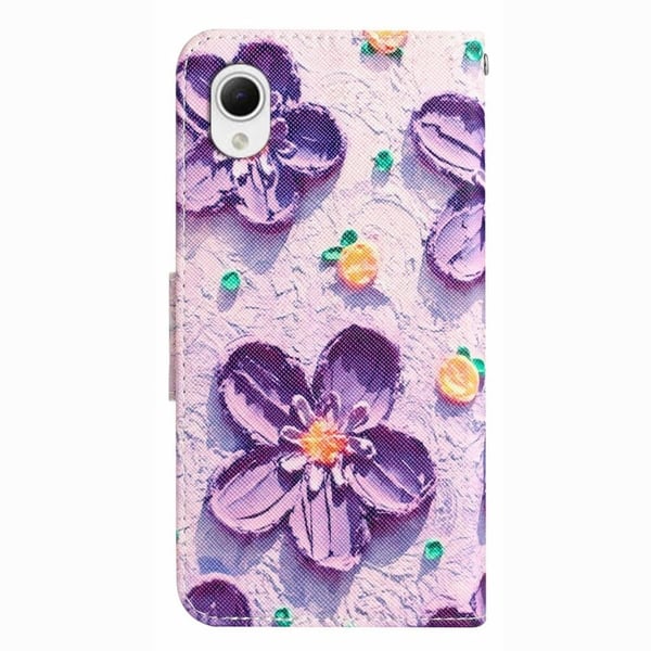 Wonderland Samsung Galaxy A23e Flip Etui - Lilla Blomst