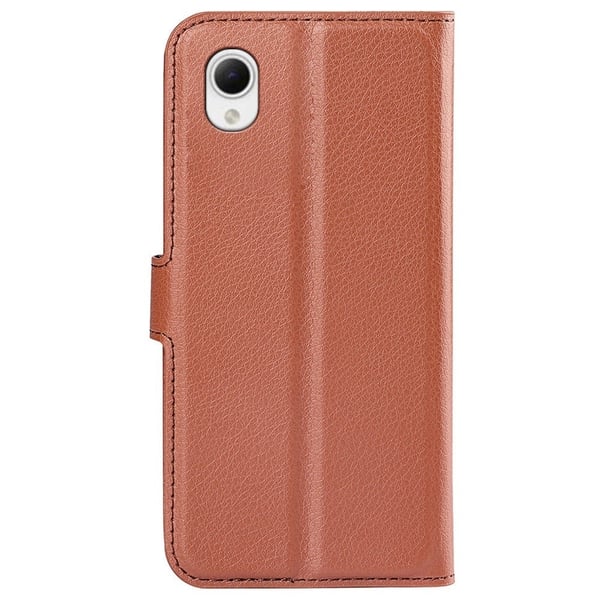 Klassisk Samsung Galaxy A23e Flip Etui - Brun