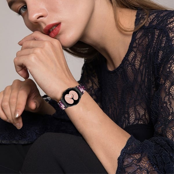 Cool urrem i resin-stil til Samsung Galaxy Watch 4 - Lilla