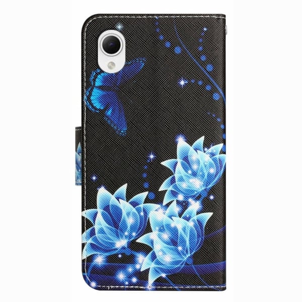 Wonderland Samsung Galaxy A23e Flip Etui - Blå Sommerfugl