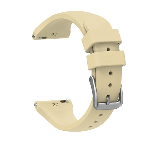 22 mm universal klokkerem i silikon - Beige 22 mm universal klokkerem i silikon - Beige