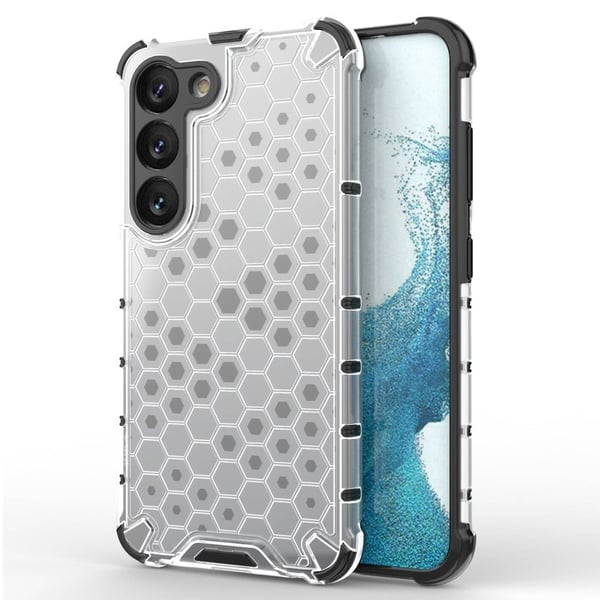 Bofink Honeycomb Samsung Galaxy S23 Etui - Grå Bofink Honeycomb Samsung Galaxy S23 Etui - Grå