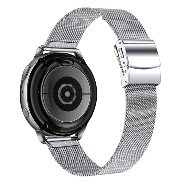 Pebble 2 / SE 2 / Time Round Large milanesisk klokkerem i rustfritt stål - Sølv
