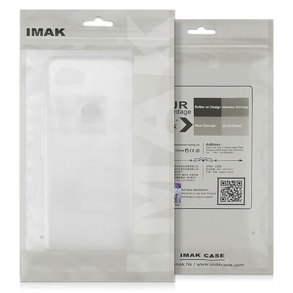 Imak UX-5 suojus Xiaomi 12T Pro - Läpinäkyvä Musta