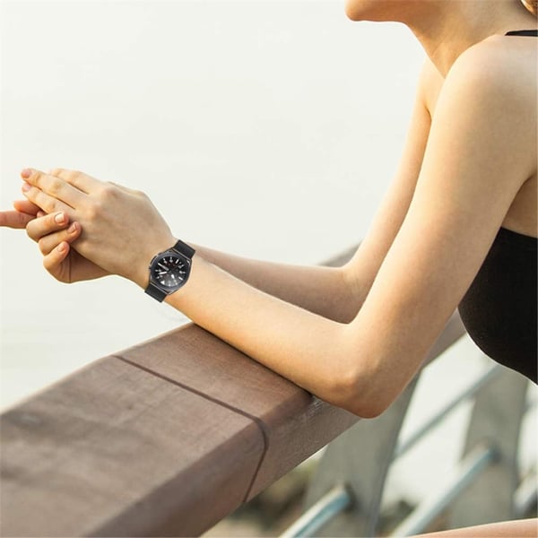 Huawei Watch GT 2 42mm / Watch 2 milanesisk klokke i rustfritt stål - Svart