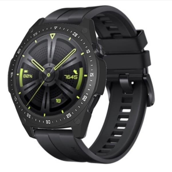 Huawei Watch GT 3 (46 mm) beskyttelsesdeksel med skaladesign - Svart / Hvit