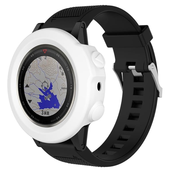 Garmin Fenix 5X / 5X Plus silikondeksel - Hvit