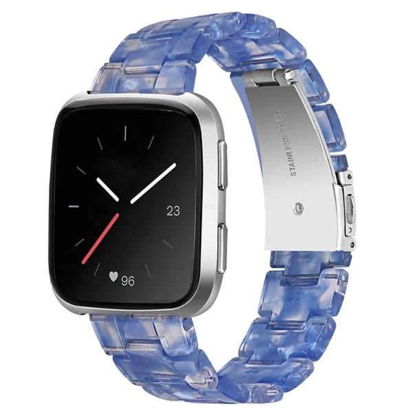Fitbit Versa 2 / Versa Lite viileä hartsikellon hihna - Tummansininen