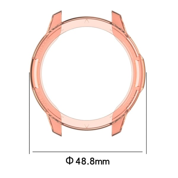 Xiaomi Watch S1 Active / Watch Color 2 gjennomsiktig deksel - Gjennomsiktig Oransje