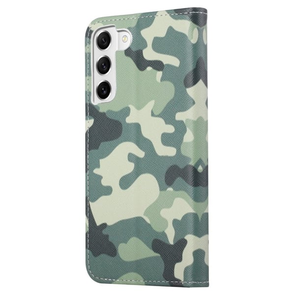 Wonderland Samsung Galaxy S23 Plus Flip Etui - Camouflage