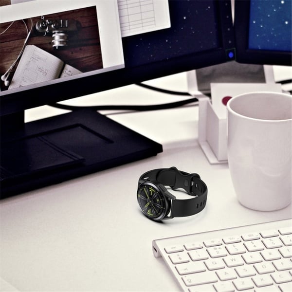 Enkel silikone-urrem til Huawei Watch - Sort