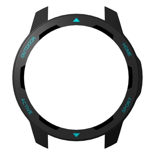 Designdeksel med to farger for Xiaomi Watch Color 2 - Svart / Blå
