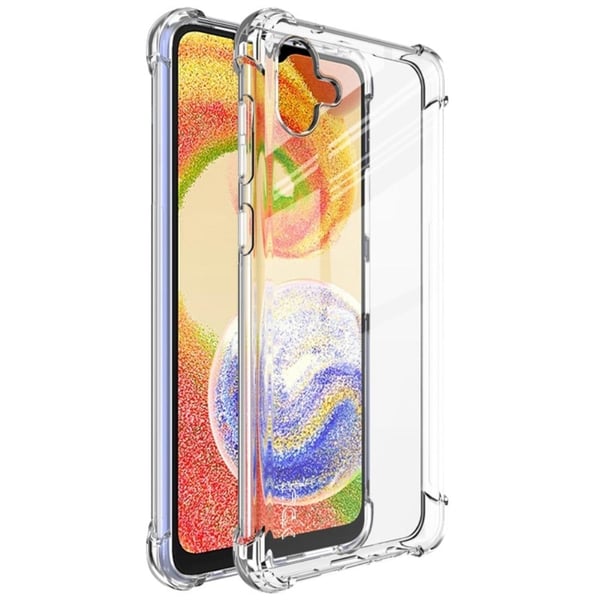 IMAK Airbag-deksel for Samsung Galaxy A04 - Gjennomsiktig