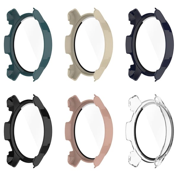Vivo Watch 2 hardt deksel med herdet glass - Svartgrønn