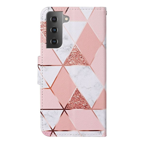 Wonderland Samsung Galaxy S23 Flip Etui - Marmor Mønster
