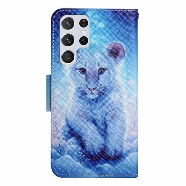 Wonderland Samsung Galaxy S23 Ultra Flippetui - Leopard