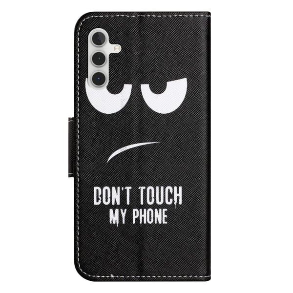 Wonderland Samsung Galaxy A34 5G Flippetui - Don't Touch My Phone