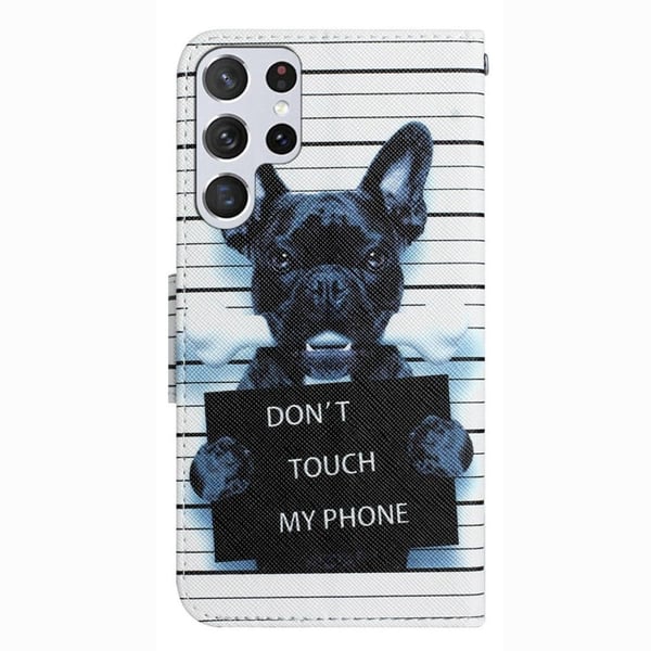 Wonderland Samsung Galaxy S23 Ultra Flippetui - Don't Touch My Phone
