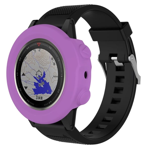 Garmin Fenix 5X / 5X Plus silikondeksel - Lilla