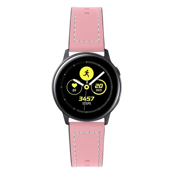 Haylou Solar LS05 / Xiaomi Mi Watch Color kuskinn skinnklokkerem - Rosa