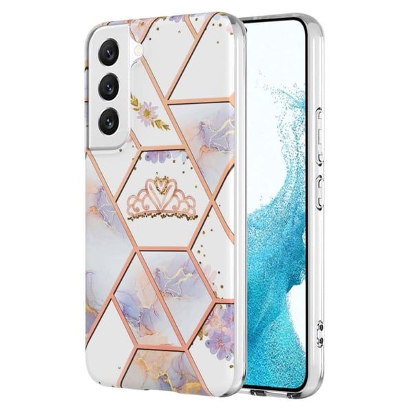 Marble Samsung Galaxy S23 Etui - Krone Marble Samsung Galaxy S23 Etui - Krone