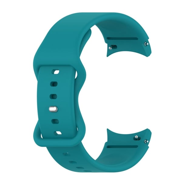 20 mm enkel klokkerem i silikon til Samsung Galaxy Watch 4 - Cyan