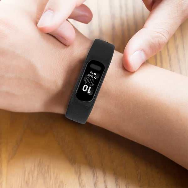 Garmin Vivosmart 5 klokkerem i silikon med tekstur - Rosa