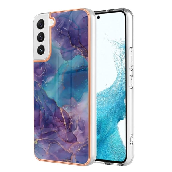 Marble Samsung Galaxy S23 Etui - Lilla Marble Samsung Galaxy S23 Etui - Lilla